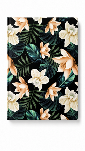 Bullet Flowers Journal (Green) – A5 Thick Soft Cover