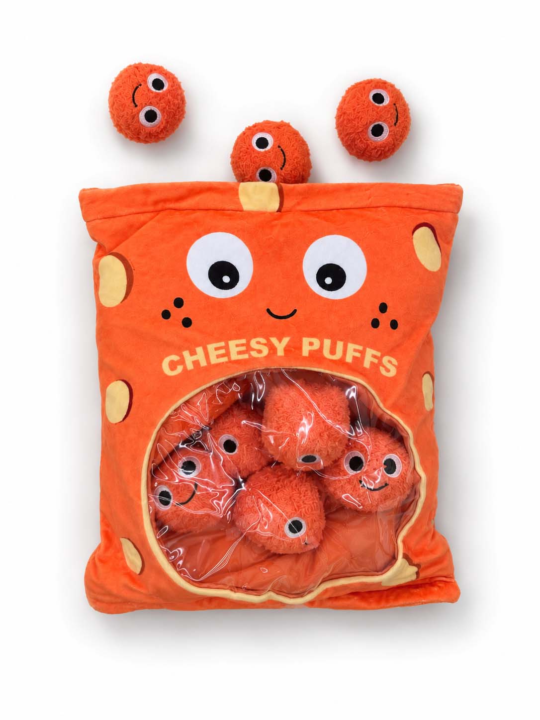 Plush Pillow Toys – Cheesy Puffs