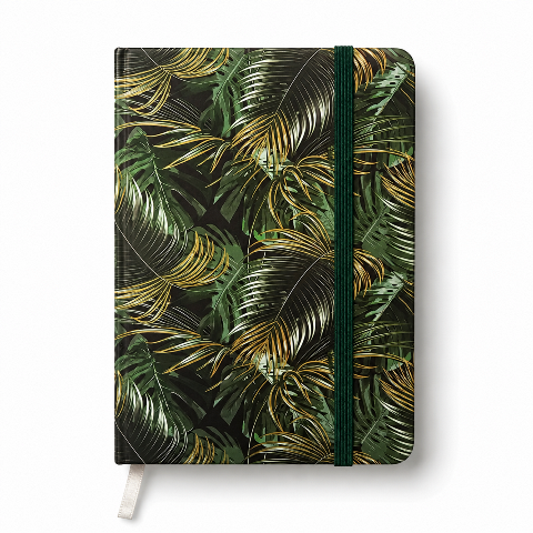 Jungle Gold Notebook – A6 Hard Cover