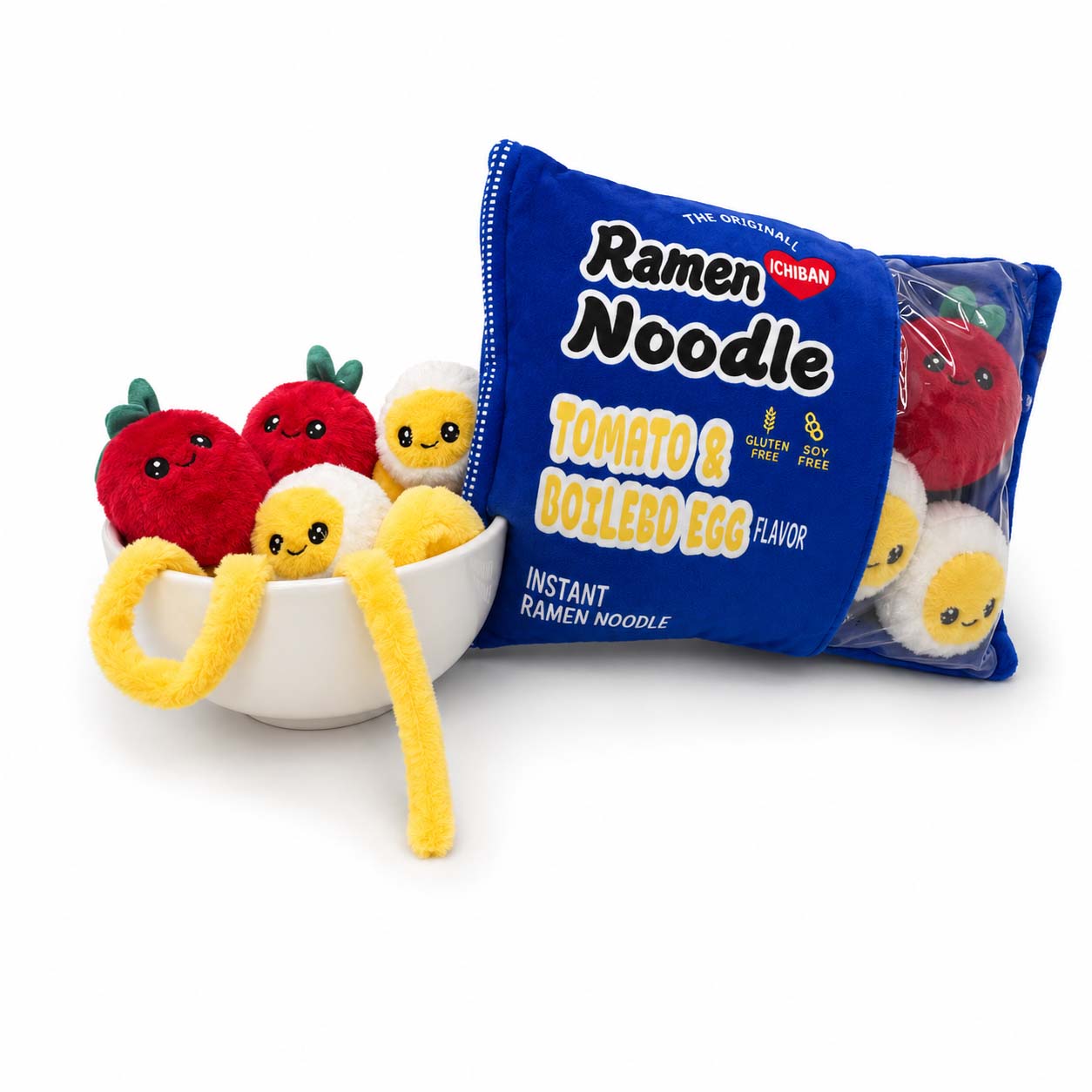 Plush Pillow Toys – Ramen Noodle