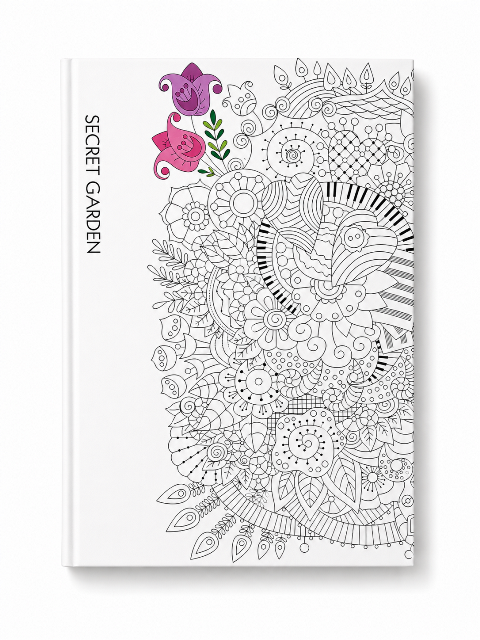 Secret Garden Notebook – A5 Hard Cover