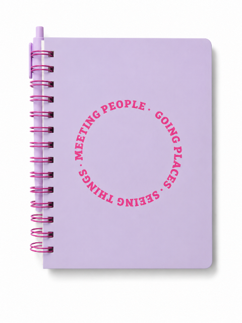 Travel Journal – 5 Trips Included – A6 Plastic Cover