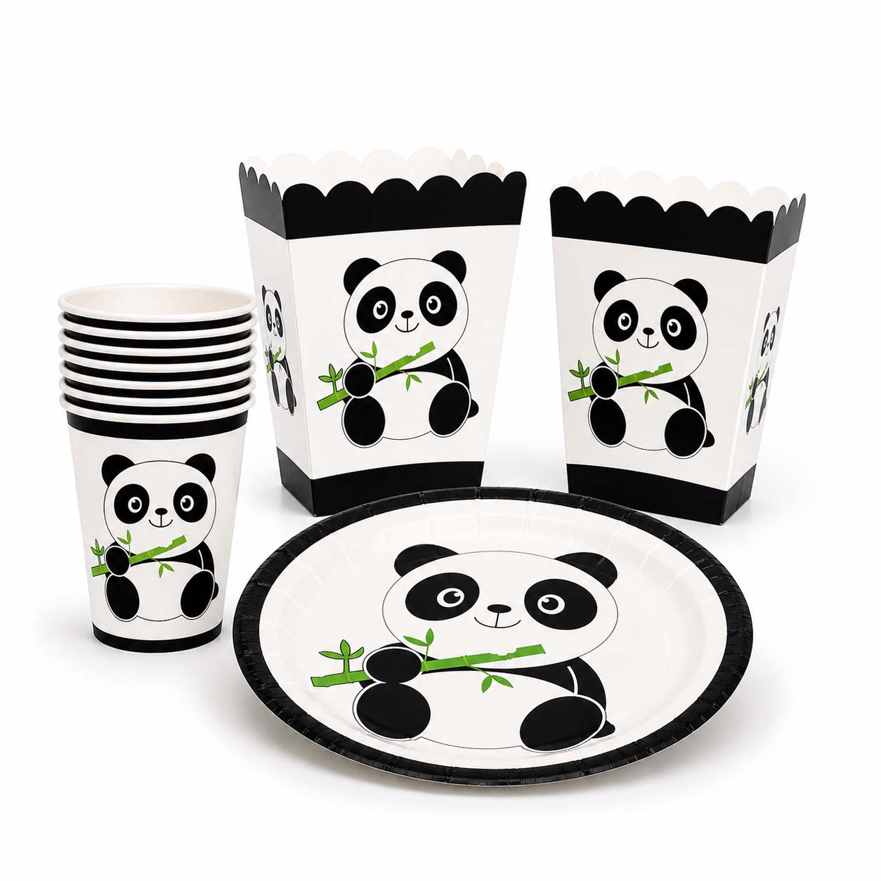 Panda Birthday Party Kit – Set of 30