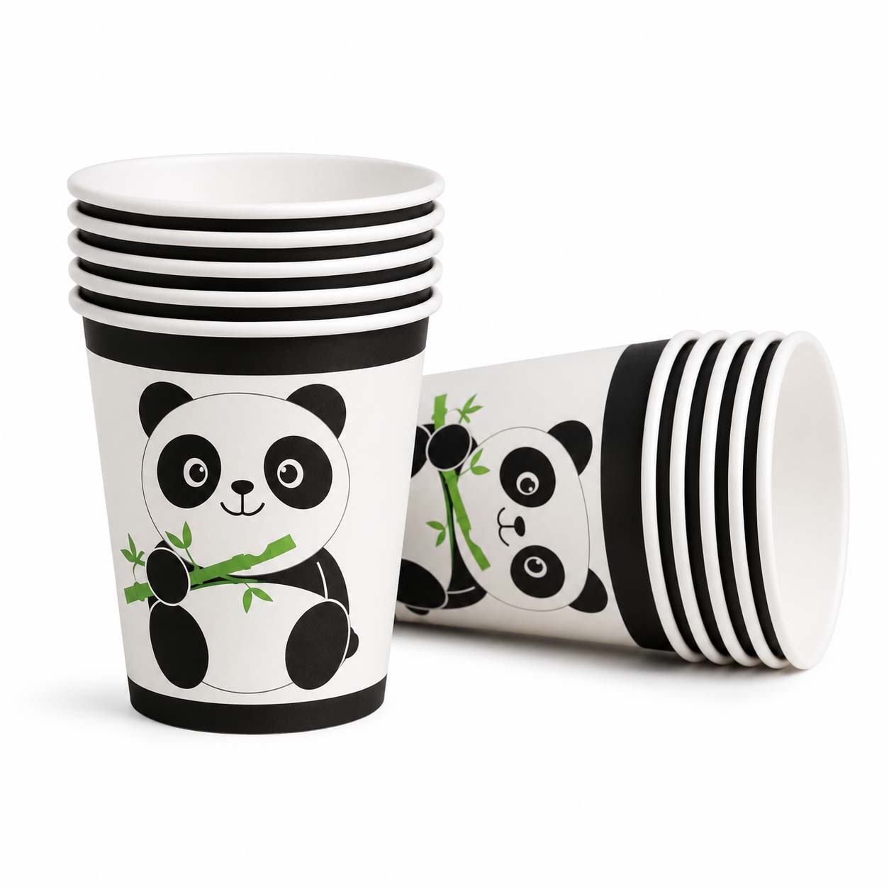 Panda Paper Cups – Set of 10