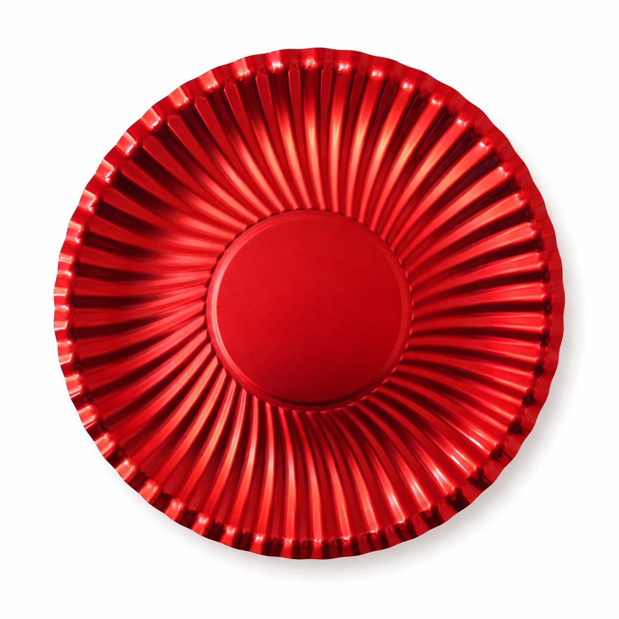 Red Paper Plates – Set of 12