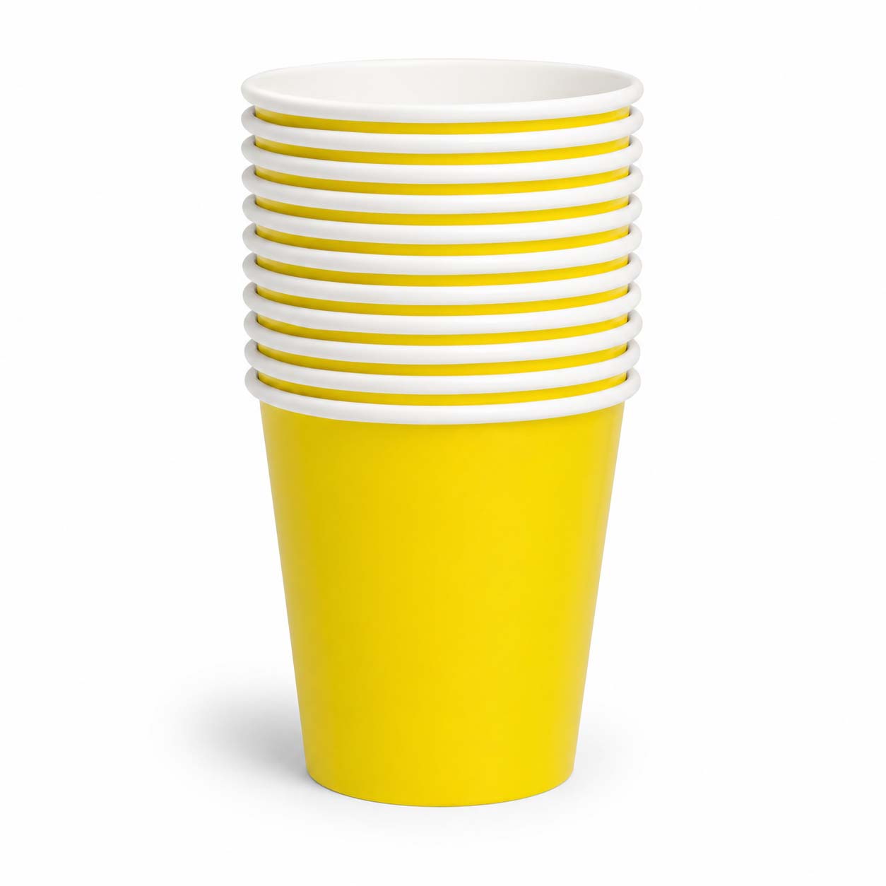 Yellow Paper Cups – Set of 20